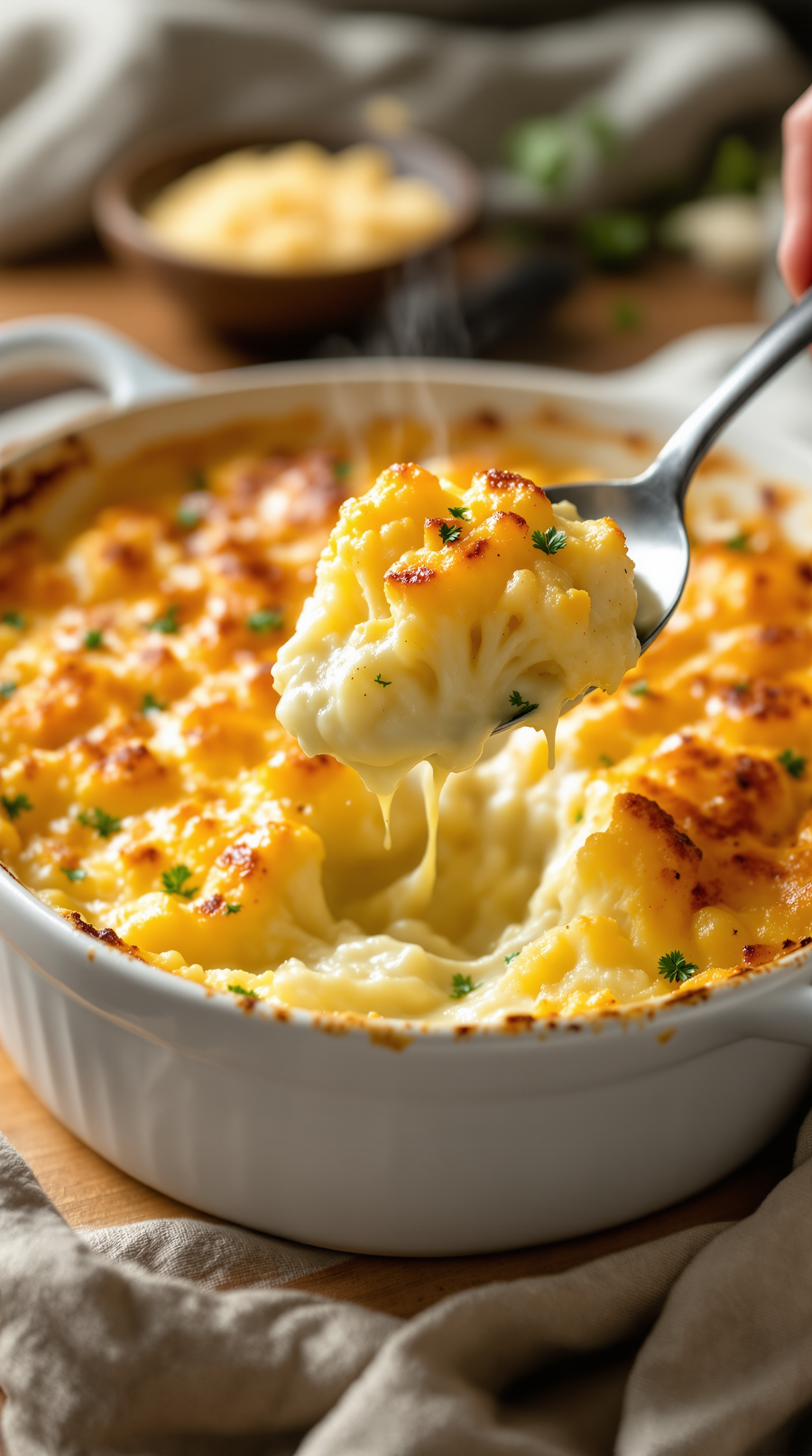 Gratin de chou-fleur à la béchamel — recette rapide