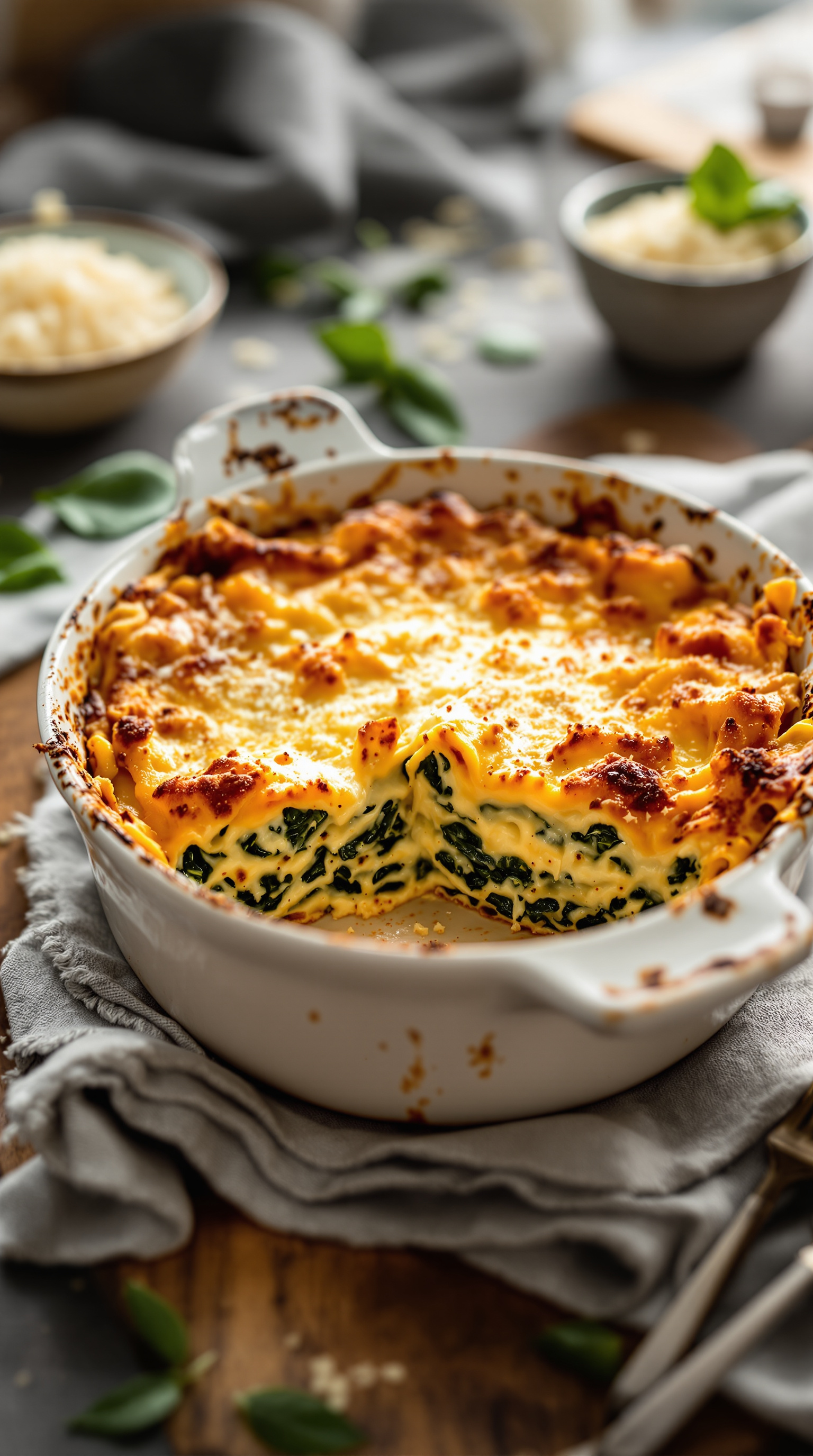 Lasagnes aux épinards et ricotta — recette du chef